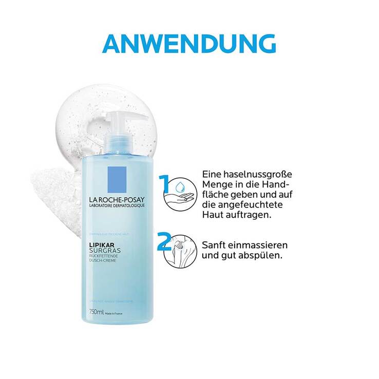 La Roche Posay Lipikar Surgras Duschgel, 750 ml