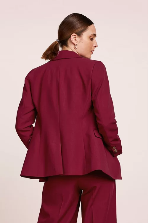 King Louie Brooke Marple blazer in rumba rood