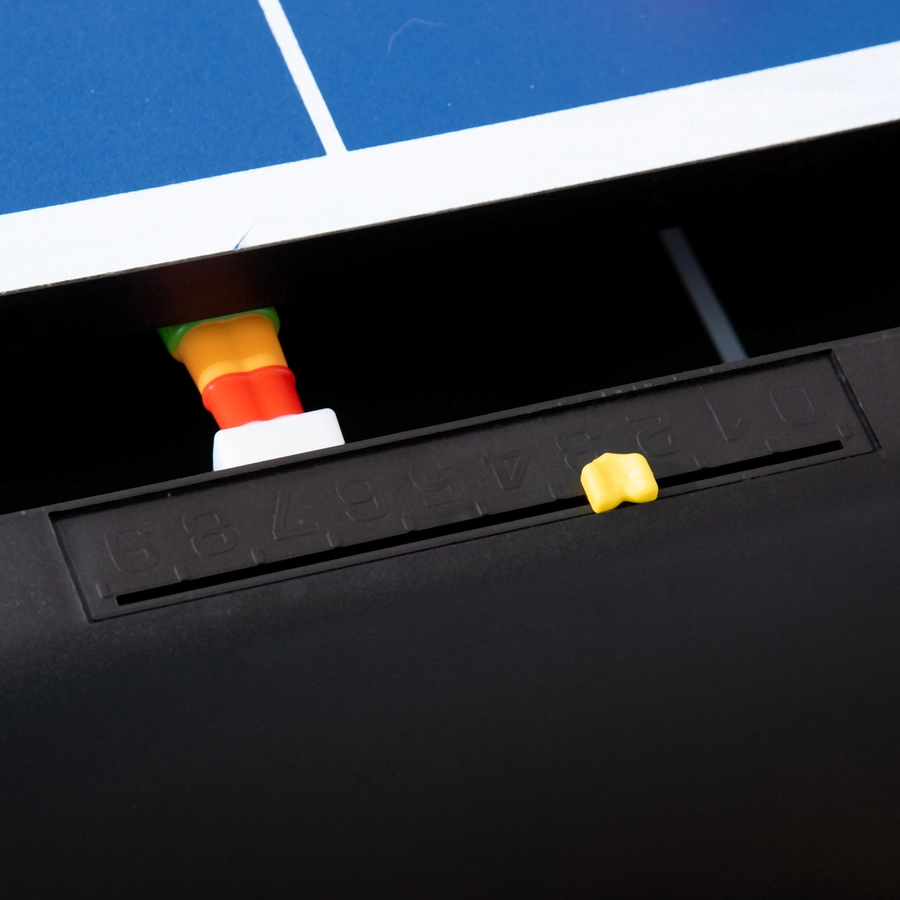 HOMCOM Multigame Spieltisch mit Mini-Fußbälle bunt