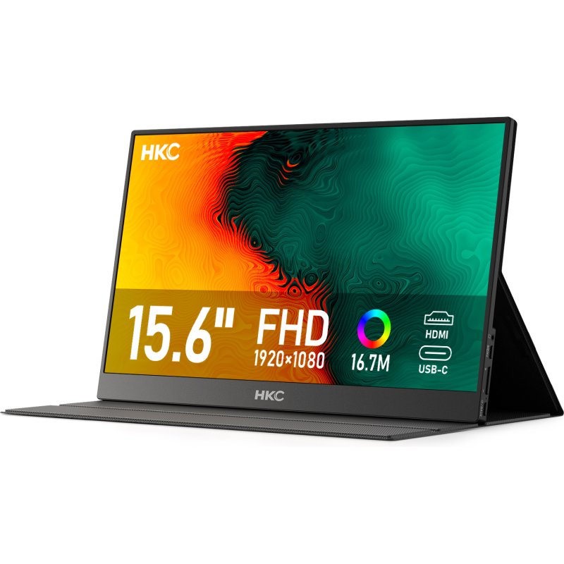 MCL Moniteur portable 15,6'' IPS Full HD , 2 x Type C, 1 x HDMI