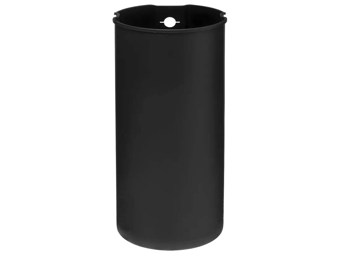 Poubelle ronde 30 Litres en Métal Jaune moutarde