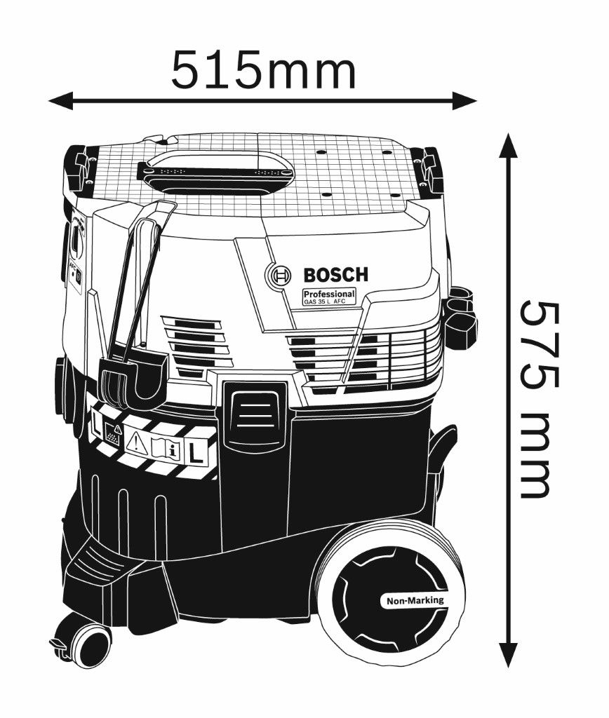 Bosch GAS 35 L AFC (BE) Stofzuiger - 06019C32W0