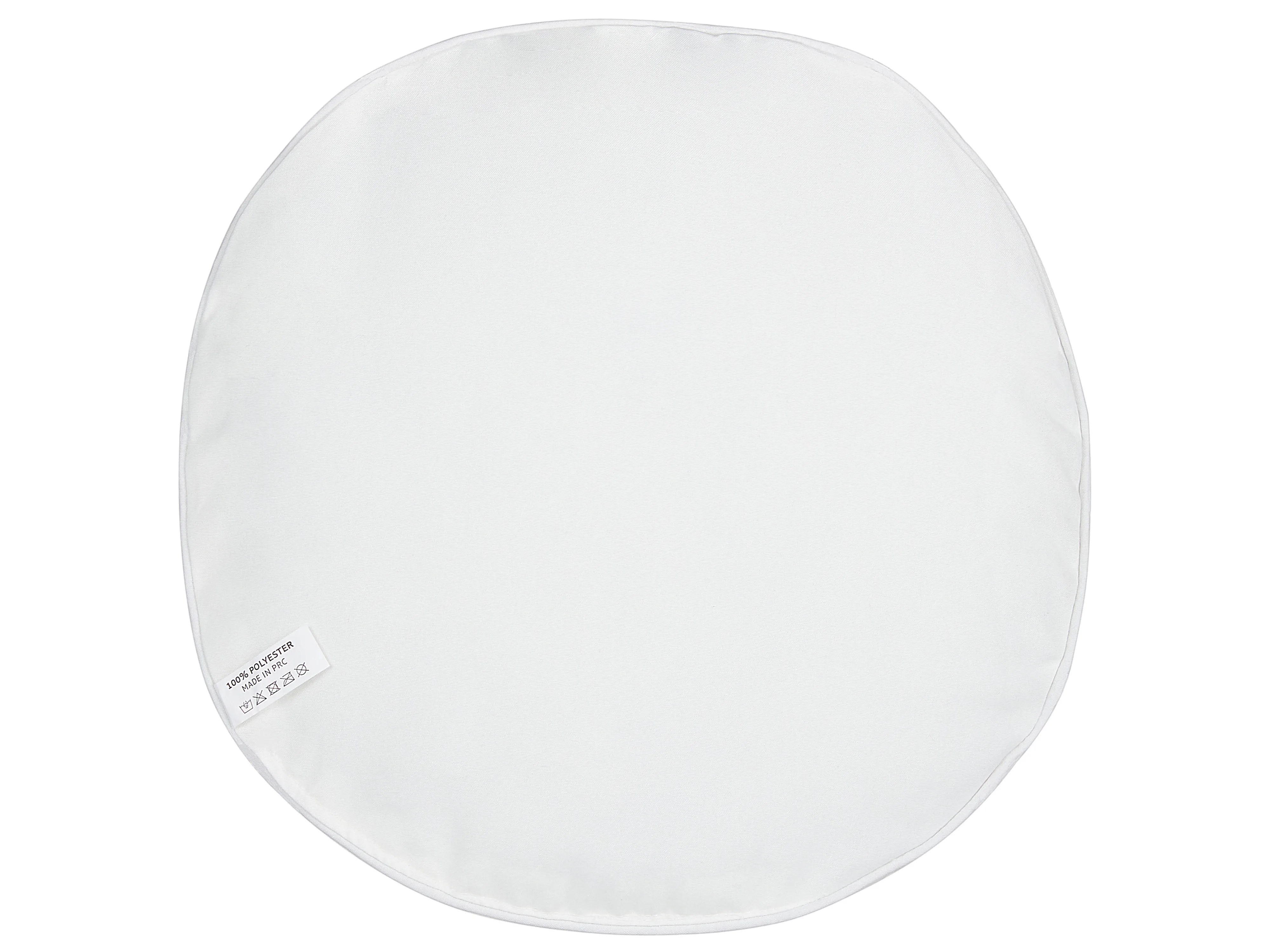Set van 2 tuinkussens VALLORIA bloempatroon 40 x 40 cm Lichtblauw