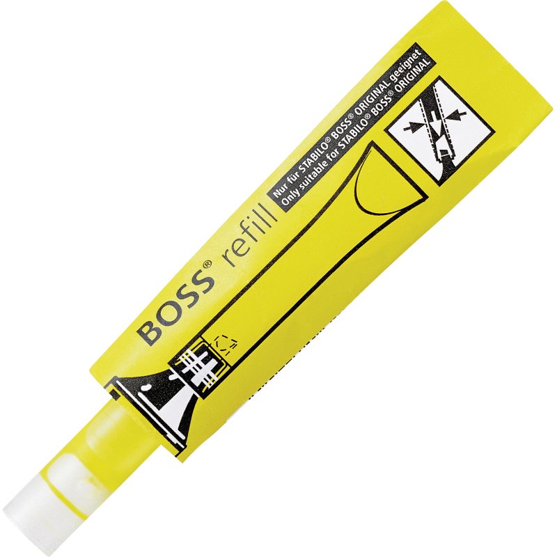 Recharges Stabilo Boss - Boite de 20 couleurs assorties