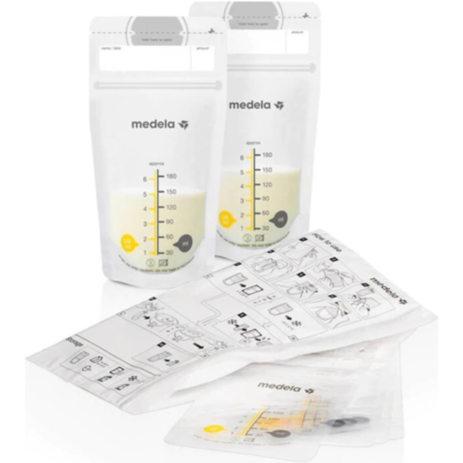 Medela Muttermilchbeutel 180 ml, 25 Stück