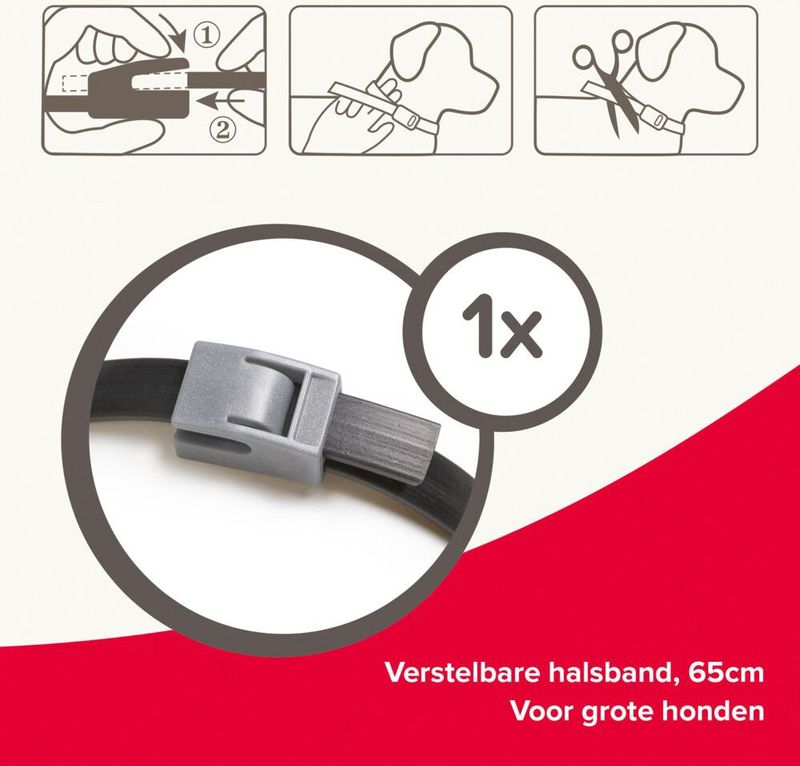 Beaphar - Canishield - Anti Vlooienband - 65 cm - Geschikt voor Honden
