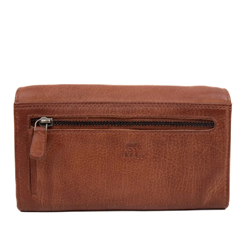 Bear Design Dames Portemonnee Sigrid Cognac