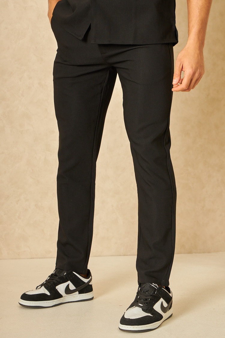 Ensemble 2 pièces chemise + pantalon noir