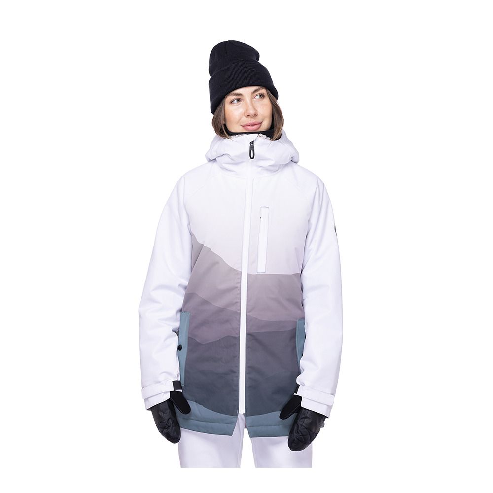 686 DREAM - Veste ski Femme white dusty mtn sunset