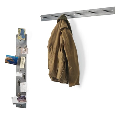 Garderobe Rohstahl