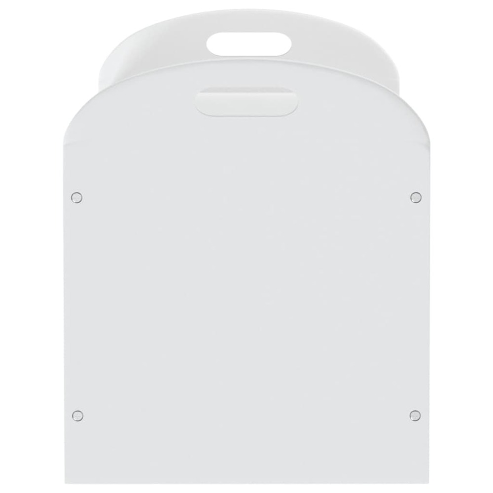 Banc de rangement pour enfants blanc 62x40x46,5 cm mdf