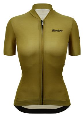 Maillot Manches Courtes Femme Santini Glory Day Vert