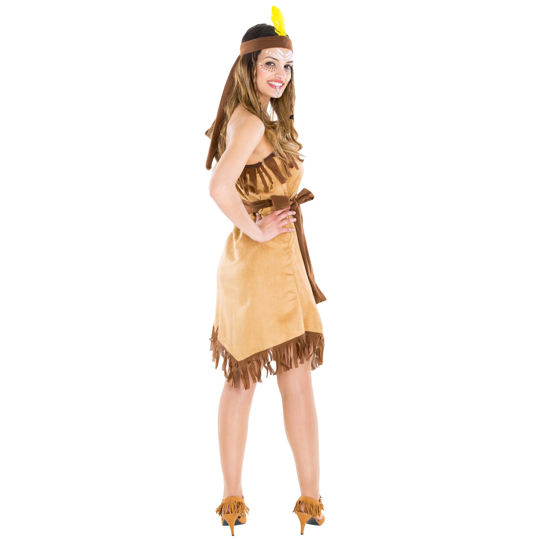 tectake® Frauenkostüm Indianerin Hope