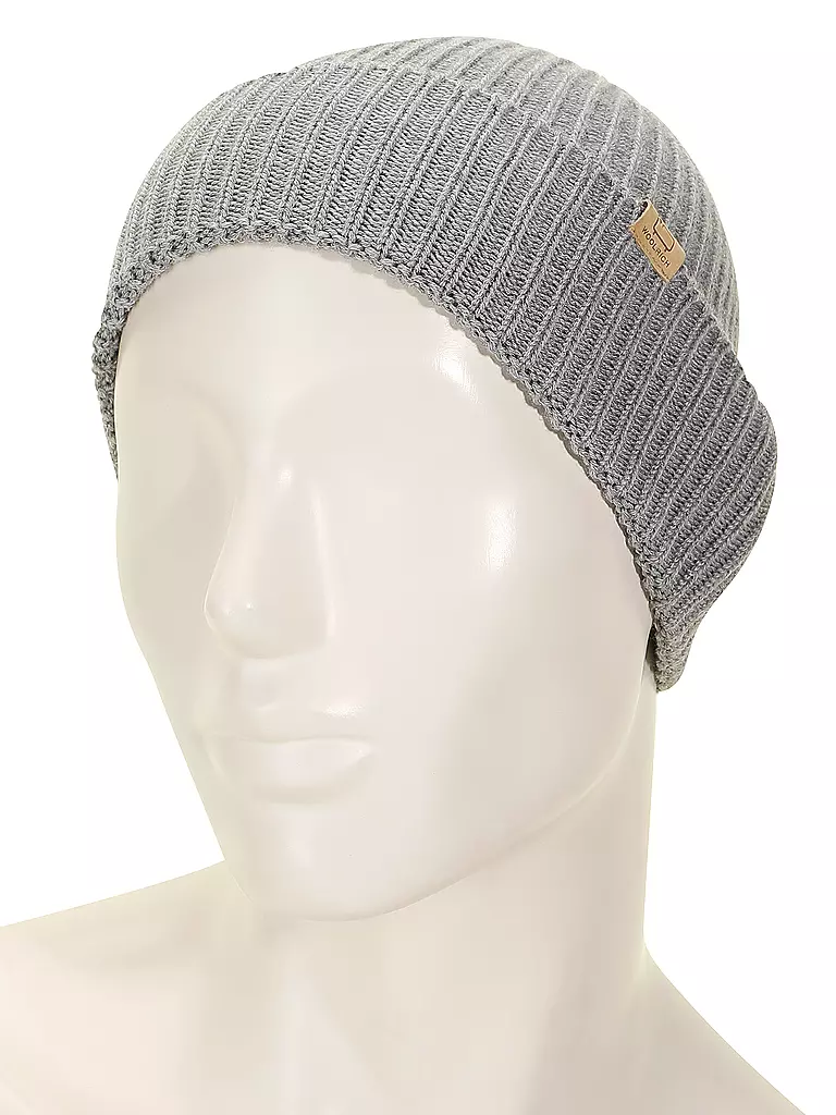 WOOLRICH Mütze - Haube hellgrau