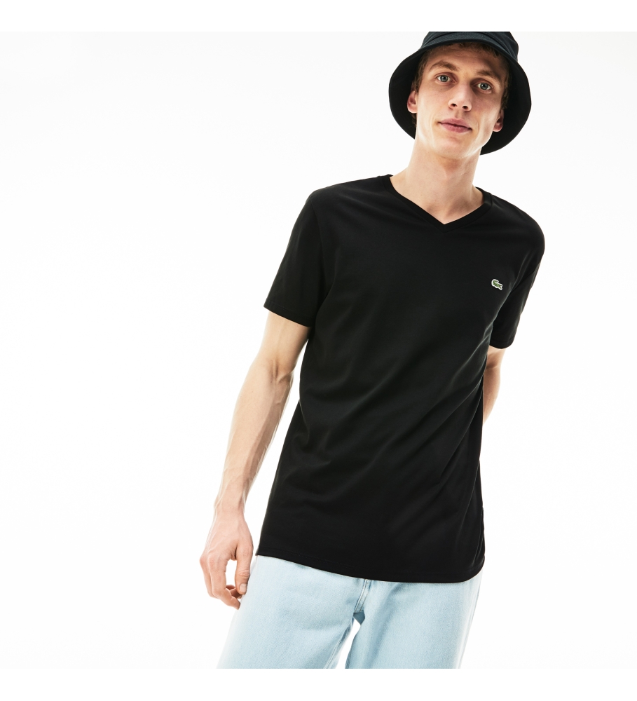 Camiseta Lacoste Pima preta