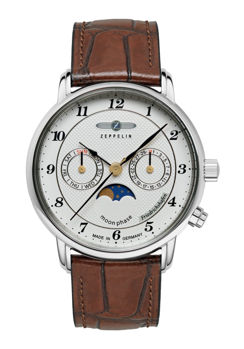 Zeppelin Friedrichshafen Armbanduhr Mondphase 8536-1