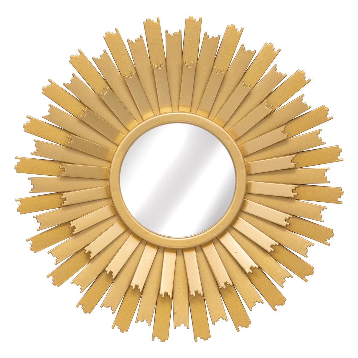 SET 3 MIROIRS AMED OR D.25CM