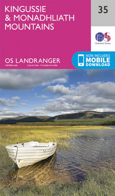 Kingussie & Monadhliath Mountains - OS Landranger Map 035 (Sheet map, folded)
