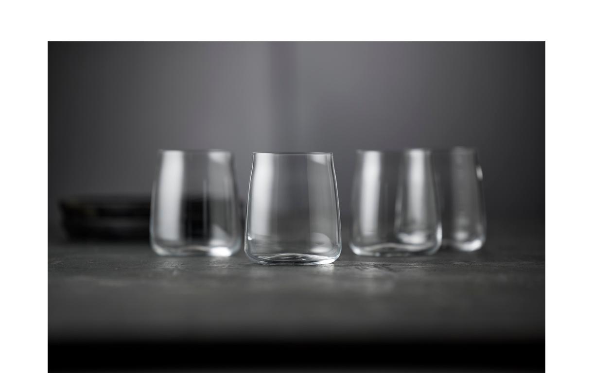 Trinkglas Zero 6 Stück, 42 clWasserglas aus ultraklarem Kristallglas