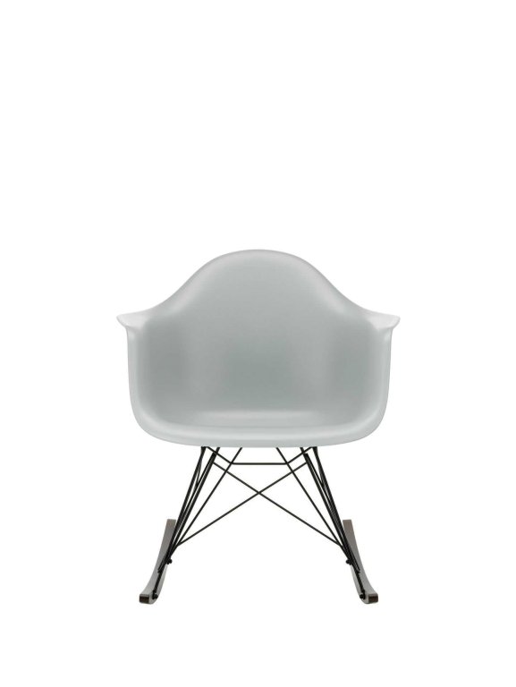 Vitra Eames RAR schommelstoel esdoorn donker onderstel, Pale Rose