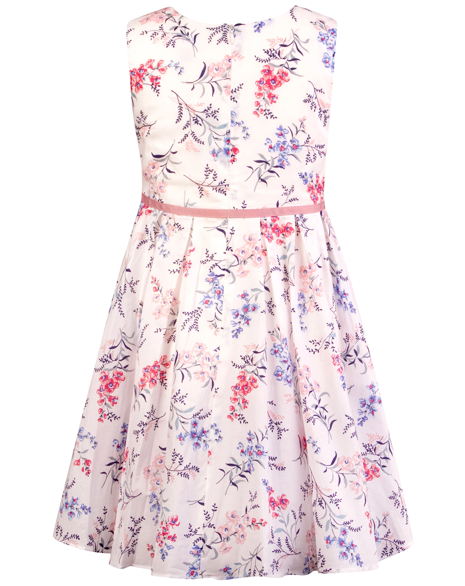 Kleid WILD FLOWERS ärmellos in ecru