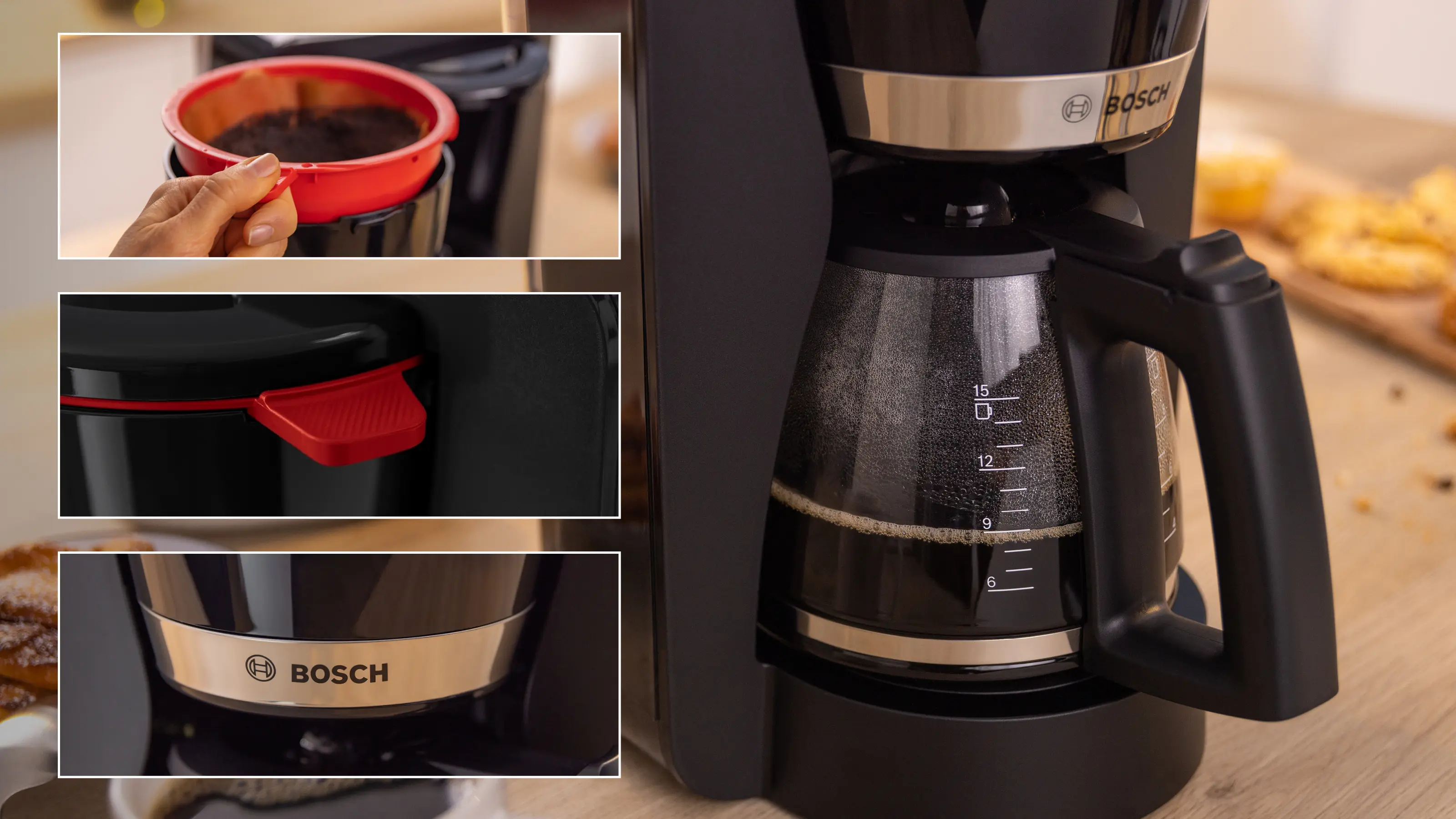 Koffiezetter MyMoment Zwart TKA4M233
