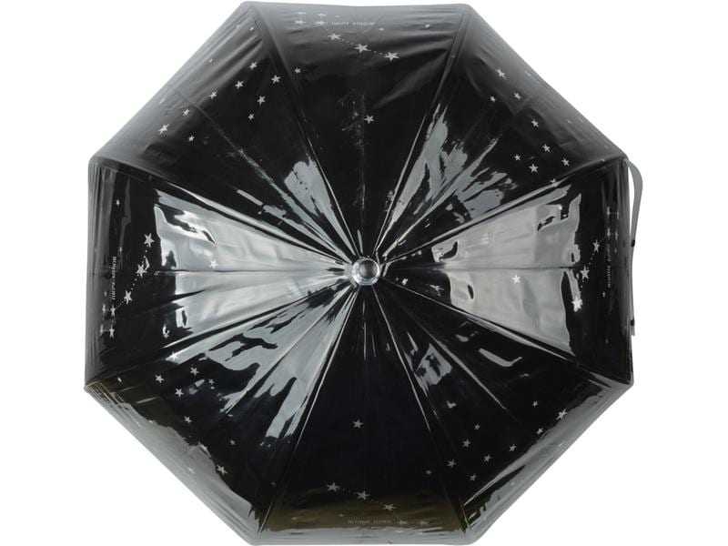 Esschert Design Schirm Sternenhimmel Schwarz/Weiss Regenschirm mit Sternbild