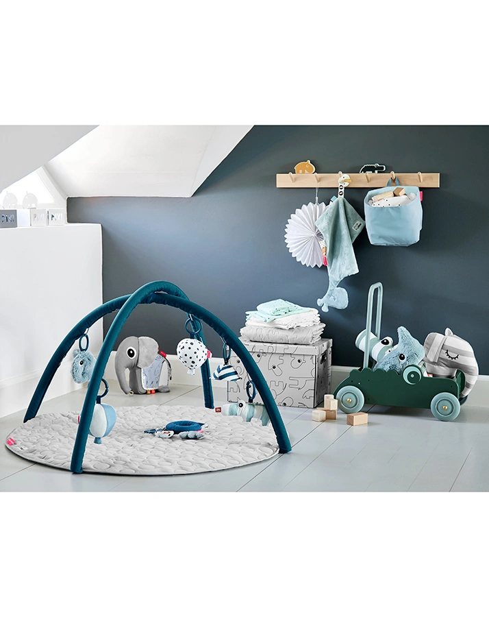 Spielbogen ACTIVITY GYM mit Matte in blau