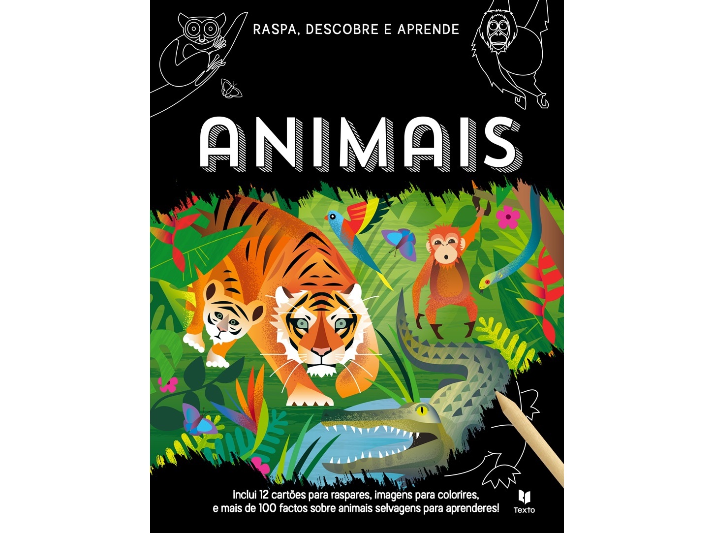 LIVRO RASPA DESCOBRE E APRENDE - ANIMAIS
