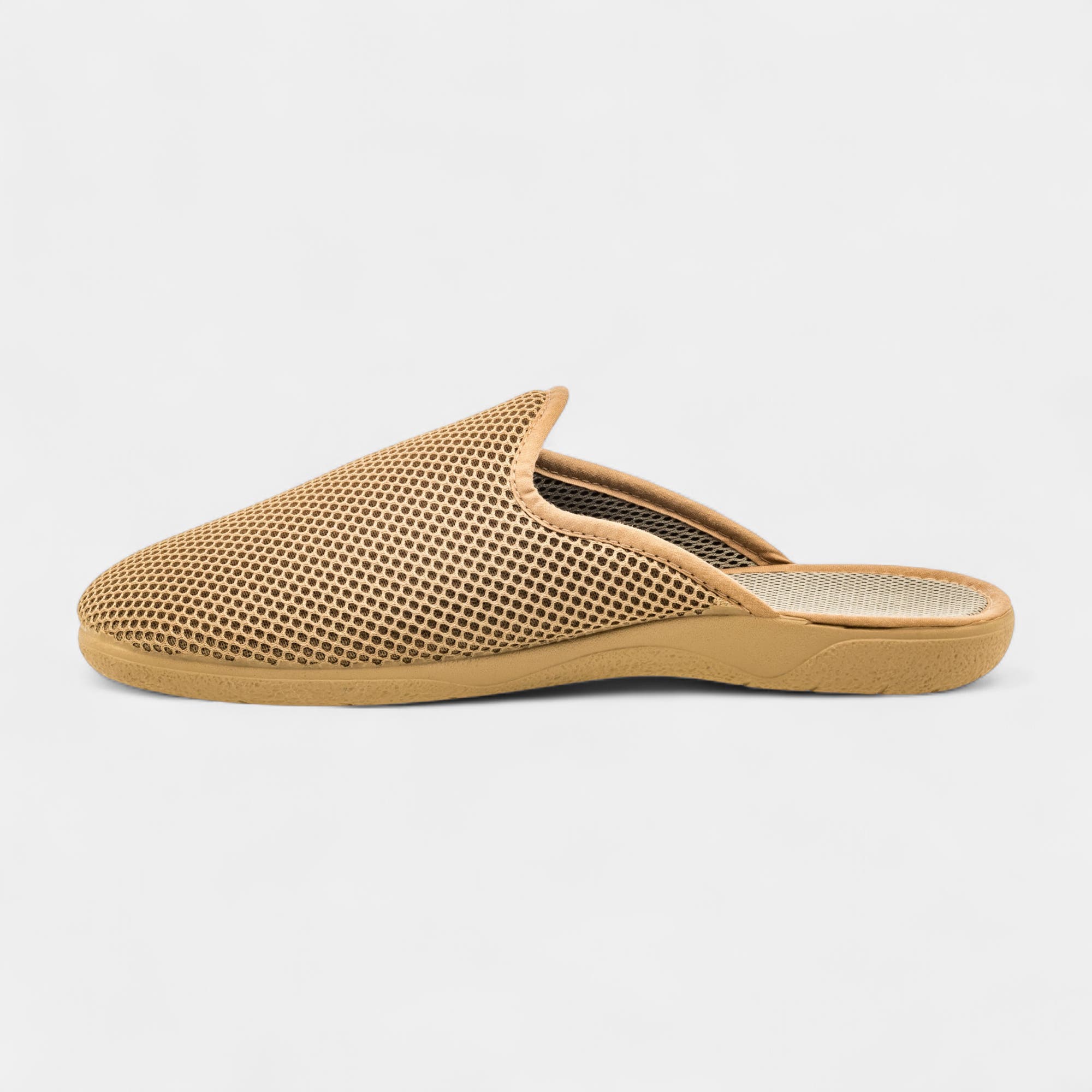 Pantoufles mules Homme beige