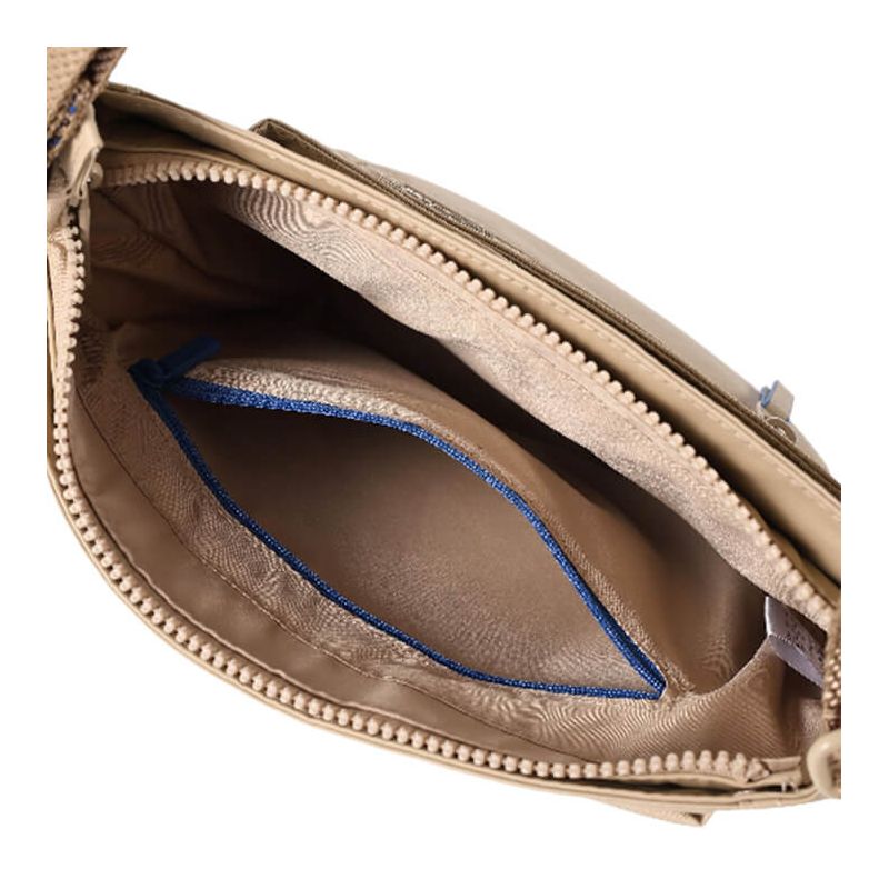 Sac bandoulière Orva 25,5 cm Creased Safary Beige
