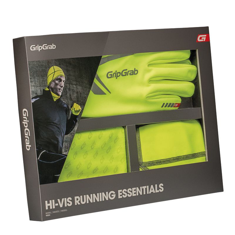 gripgrab hi vis running essentials 547 9004 fluo yellow