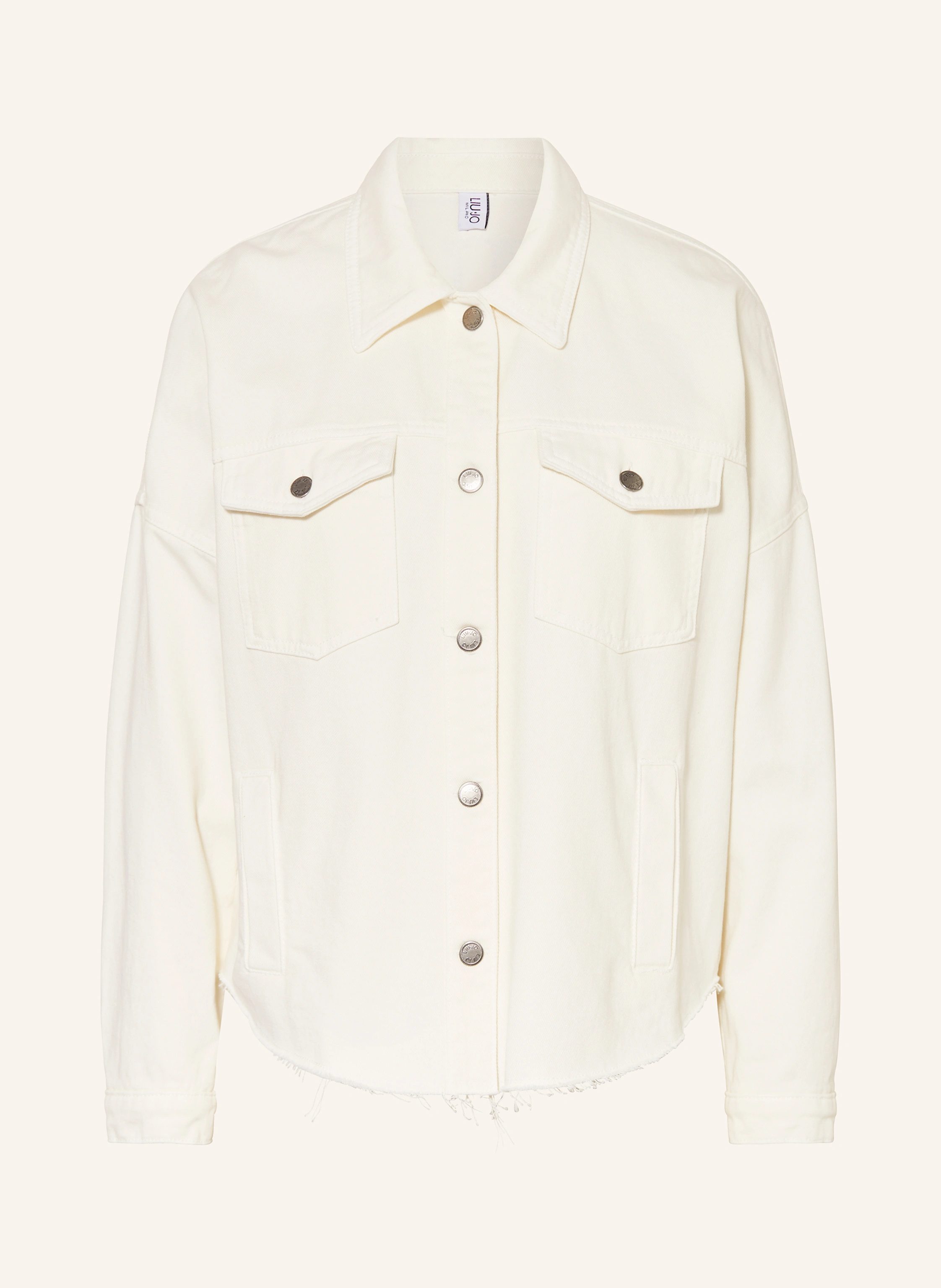 LIU JO Jeansjacke mit Schmucksteinen