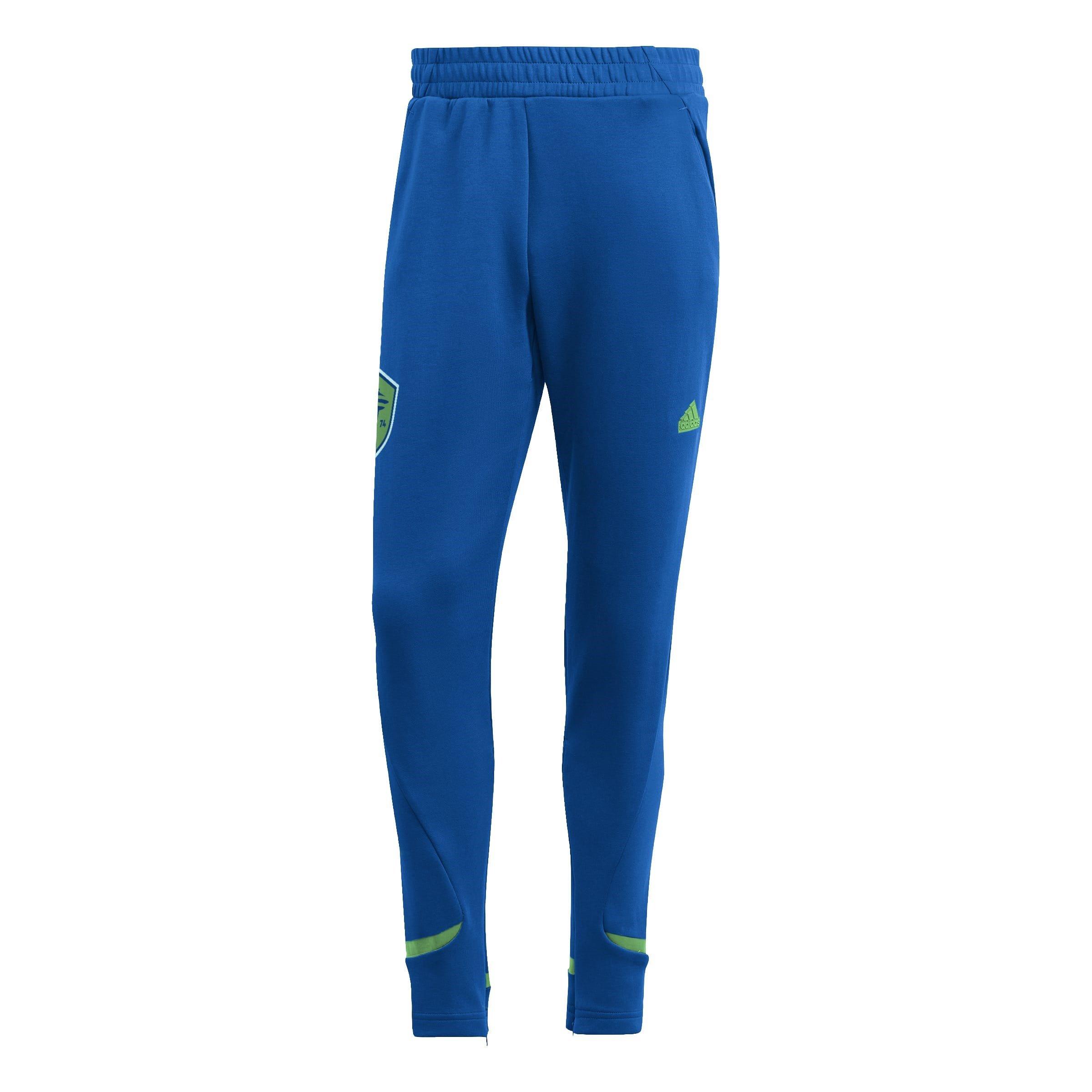 adidas Seattle Sounders Designed for Gameday Travel Tracksuit Bottoms Adults