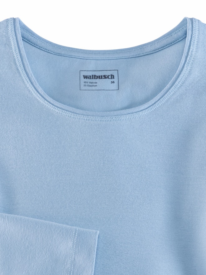 Viskose-Shirt Langarm