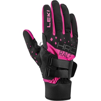 Leki HRC Race Shark Fingerhandschuhe Black / Pink