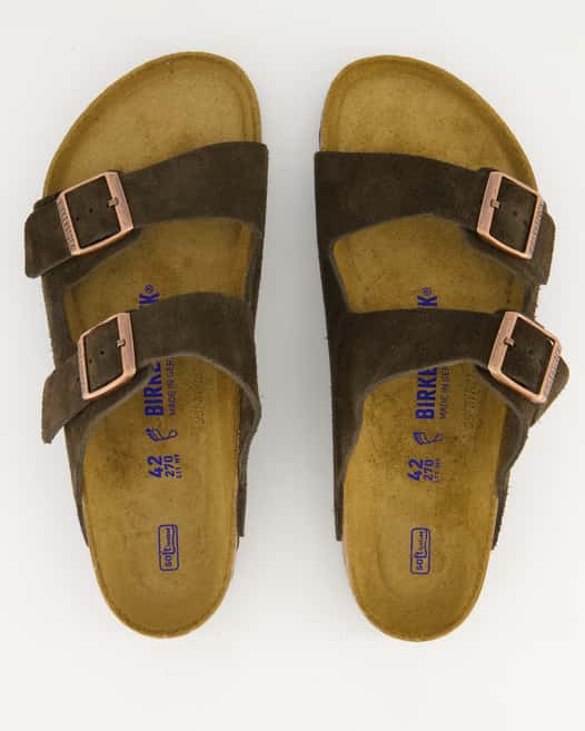 Birkenstock Arizona Pantoletten in Braun