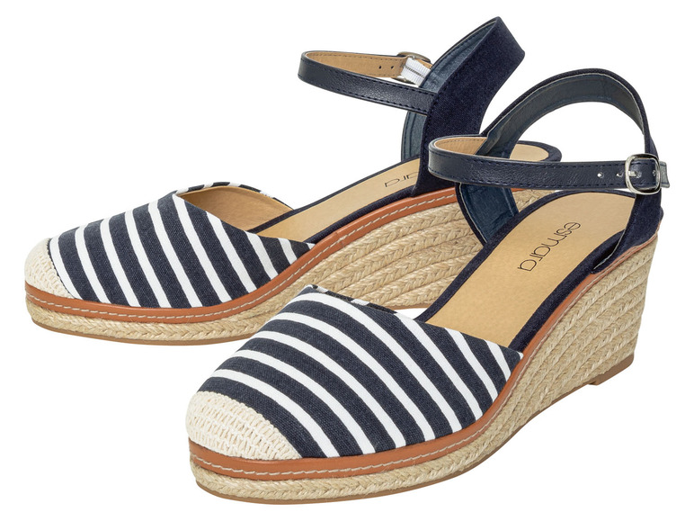Dames sandalen met sleehak