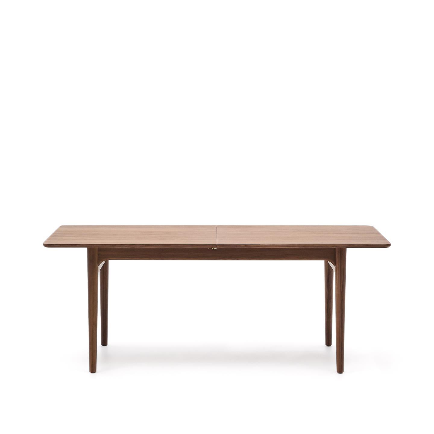 Kave Home Esstisch ELAN 200(260) x 100 cm braun