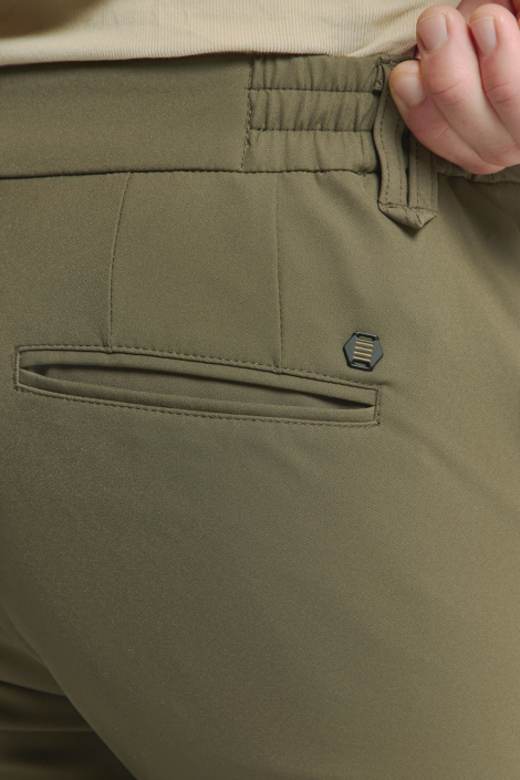 NO-EXCESS groene heren broek
