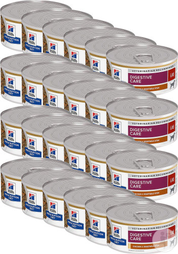 Hill's Pet Nutrition Prescription Diet I/D Digestive Care Canine Mijoté Poulet Et Légumes 24x156g