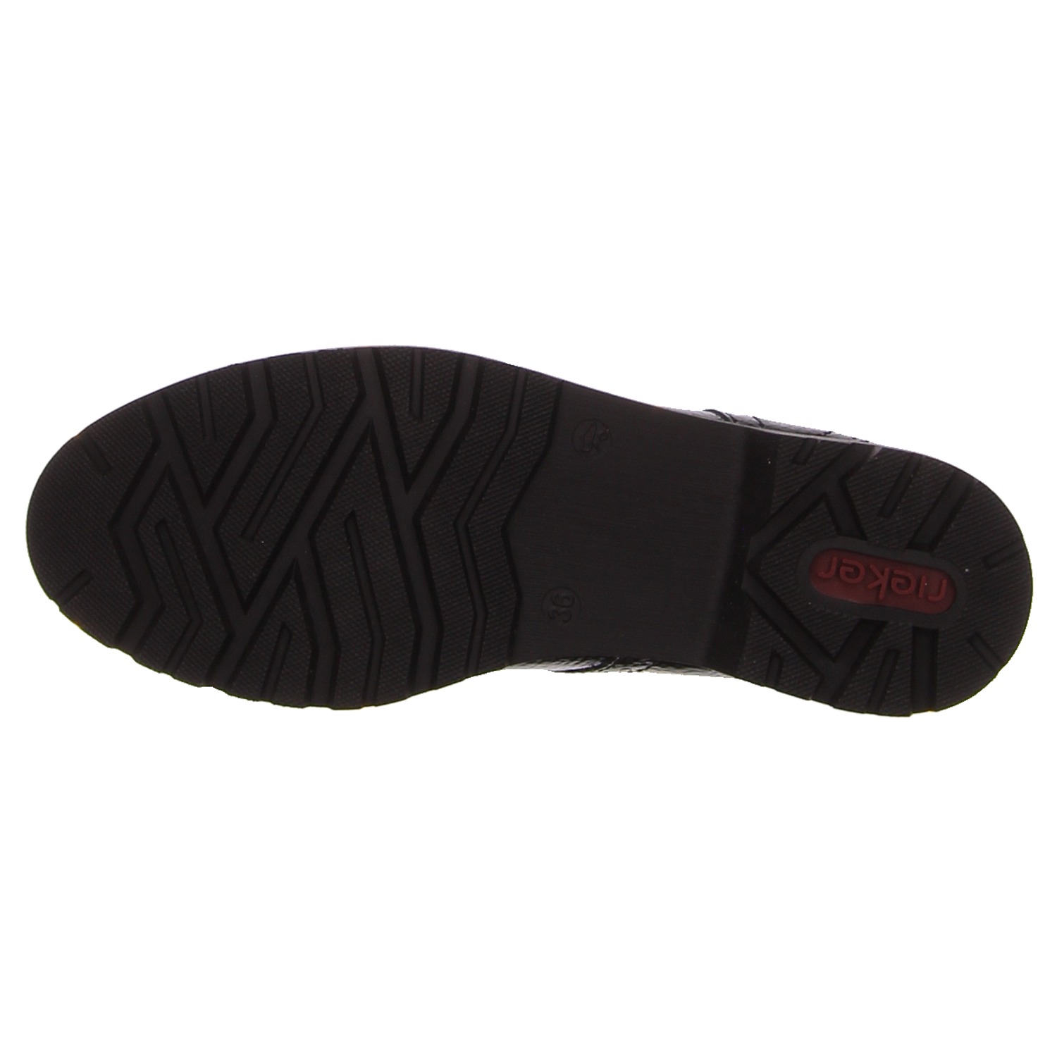 Rieker Schnürschuhe schwarz schwarz