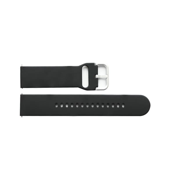 INF Svart silikonreim til Fitbit Versa 2/Lite