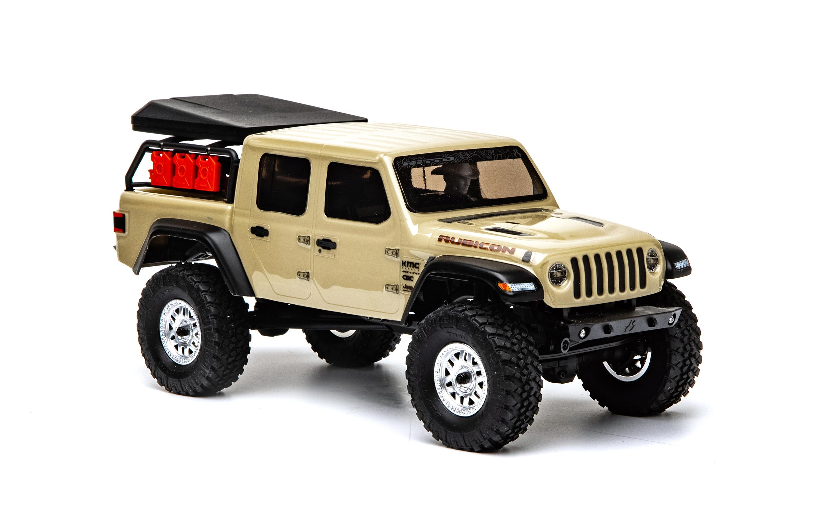 Scale Crawler SCX24 Jeep JT Gladiator, Beige, RTR, 1:24<br>Jeep Gladiator Crawler im Massstab 1:24