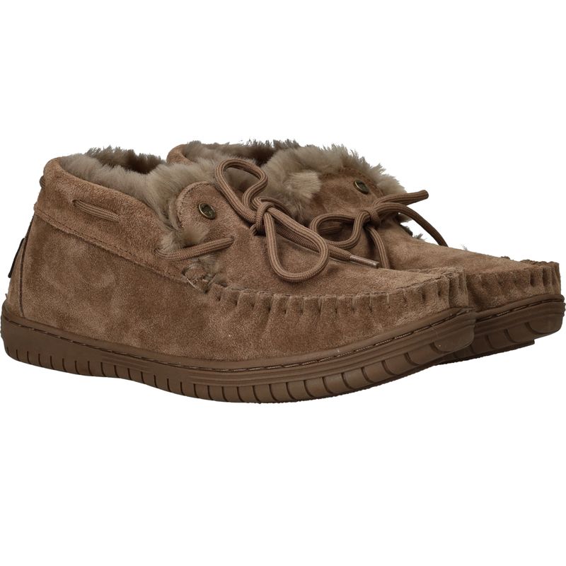 Warmbat Bunya Pantoffels Bruin Dames