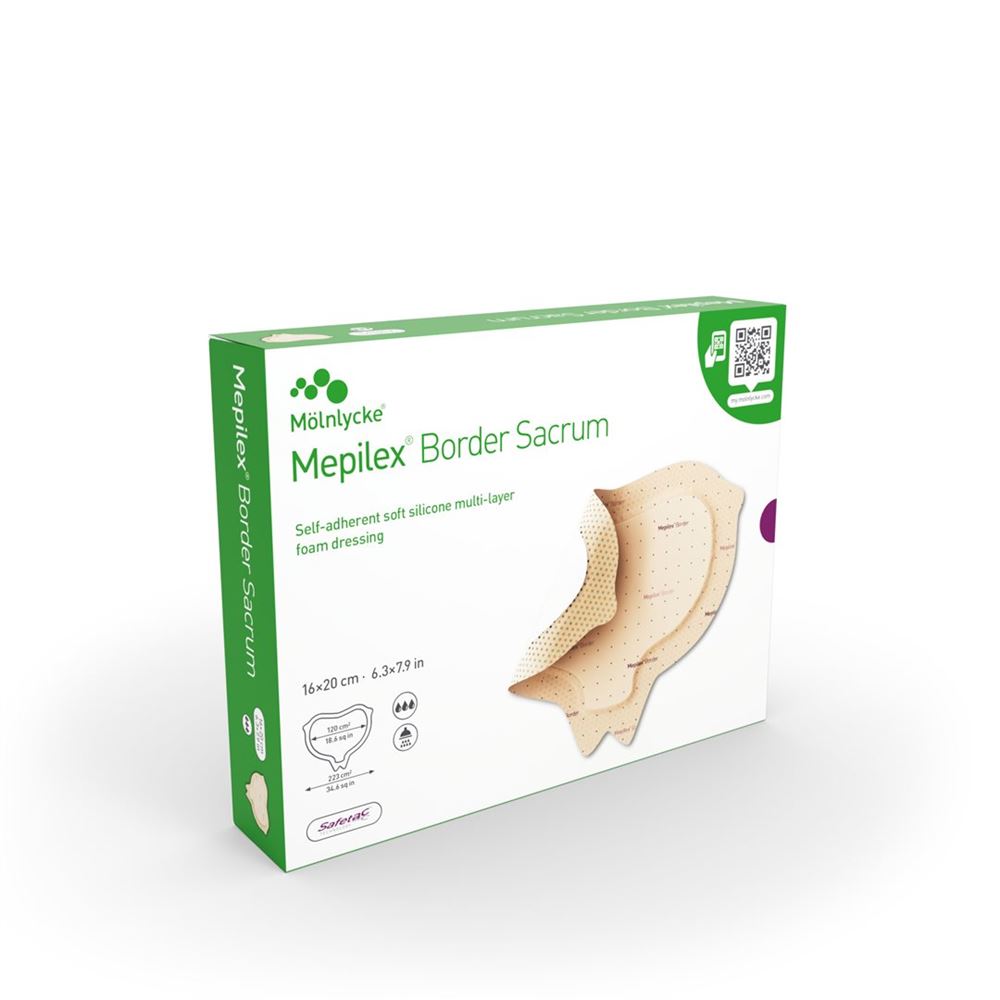 MEPILEX Border Sacrum 16x20cm 282060 5 Stk