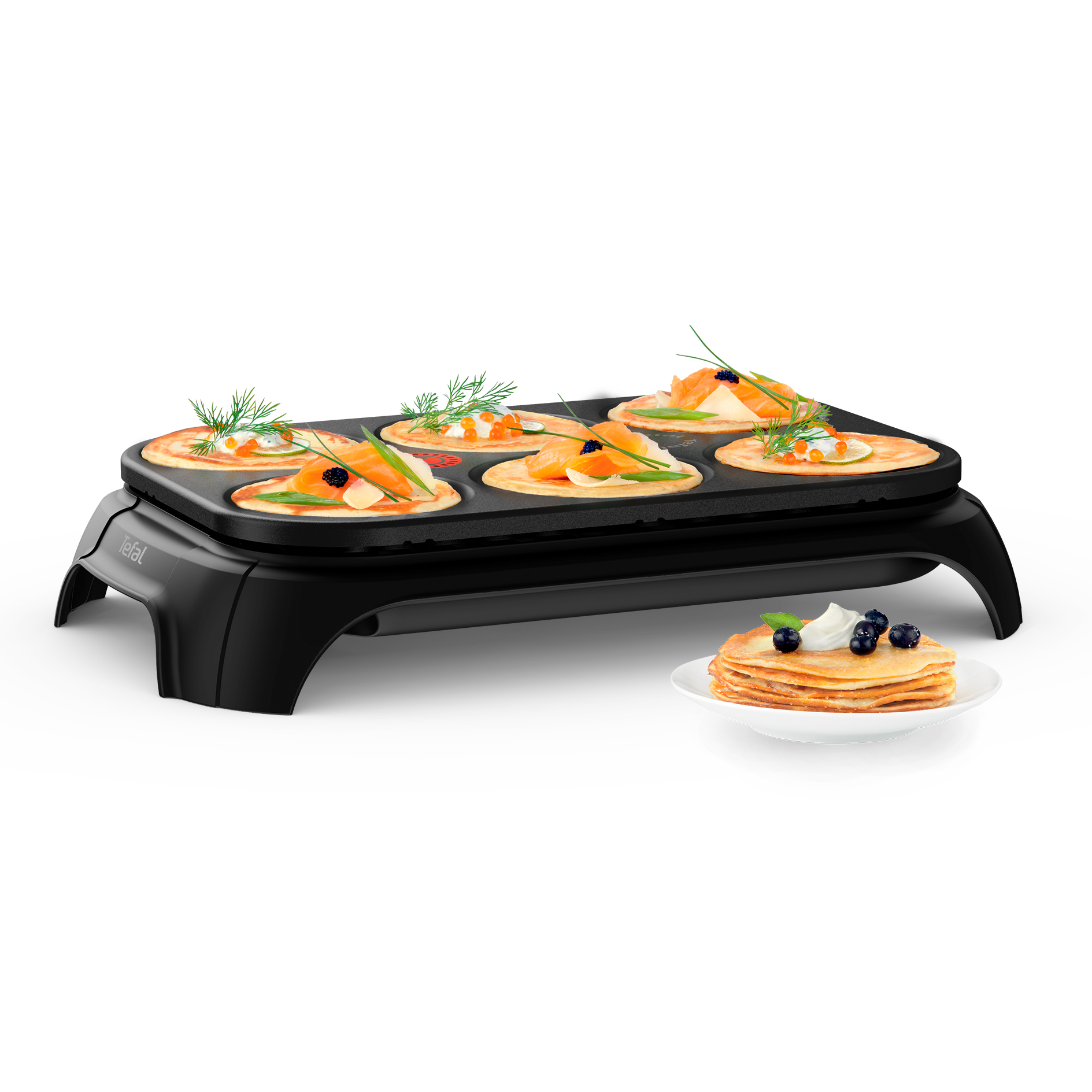 TEFAL Crêpes Maker Party PY55E8 - schwarz - 100 Watt
