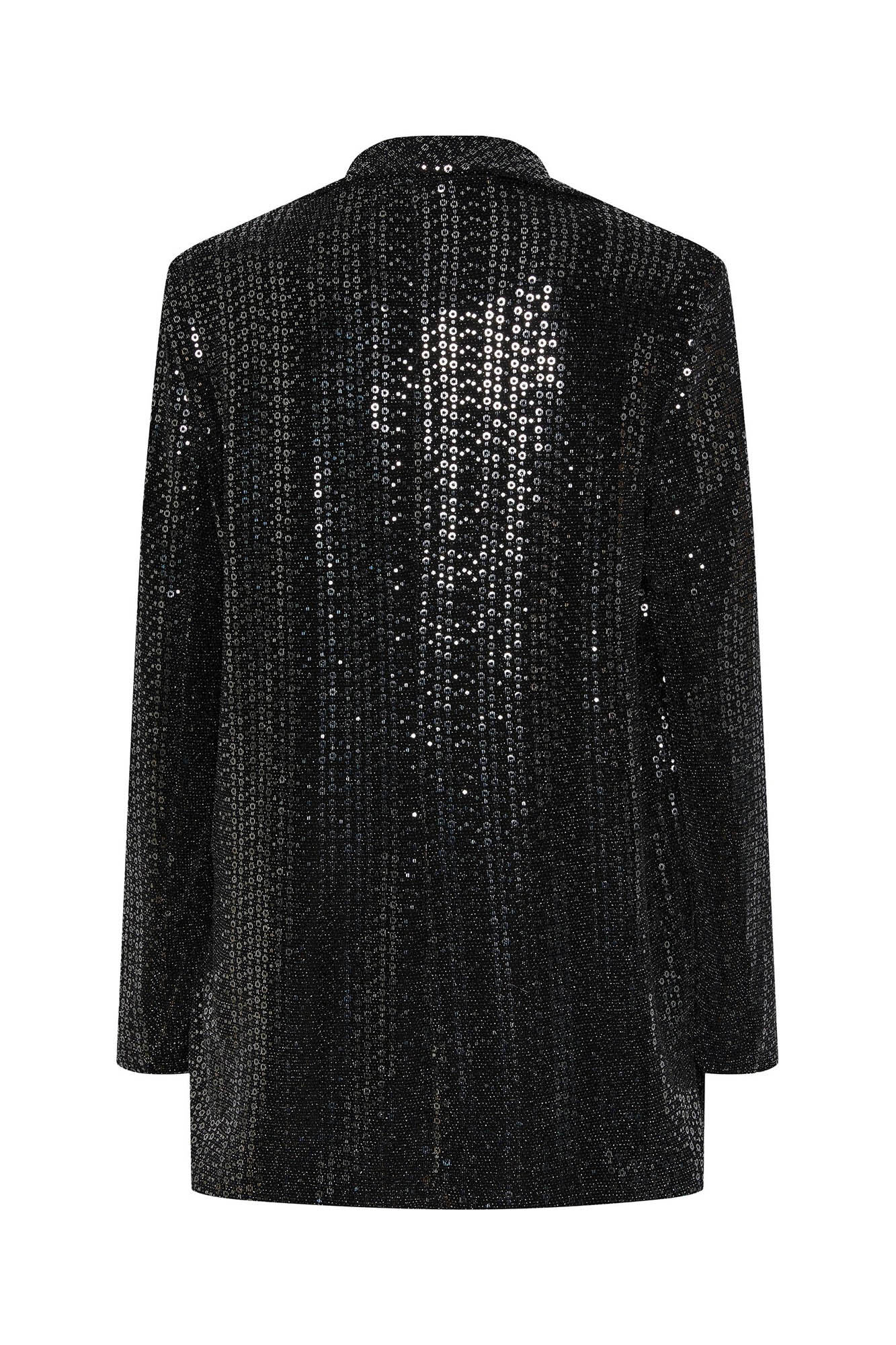 jaqueta blazer com lantejoulas