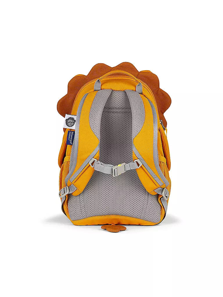 AFFENZAHN Kinder Rucksack Großer Freund - Löwe orange