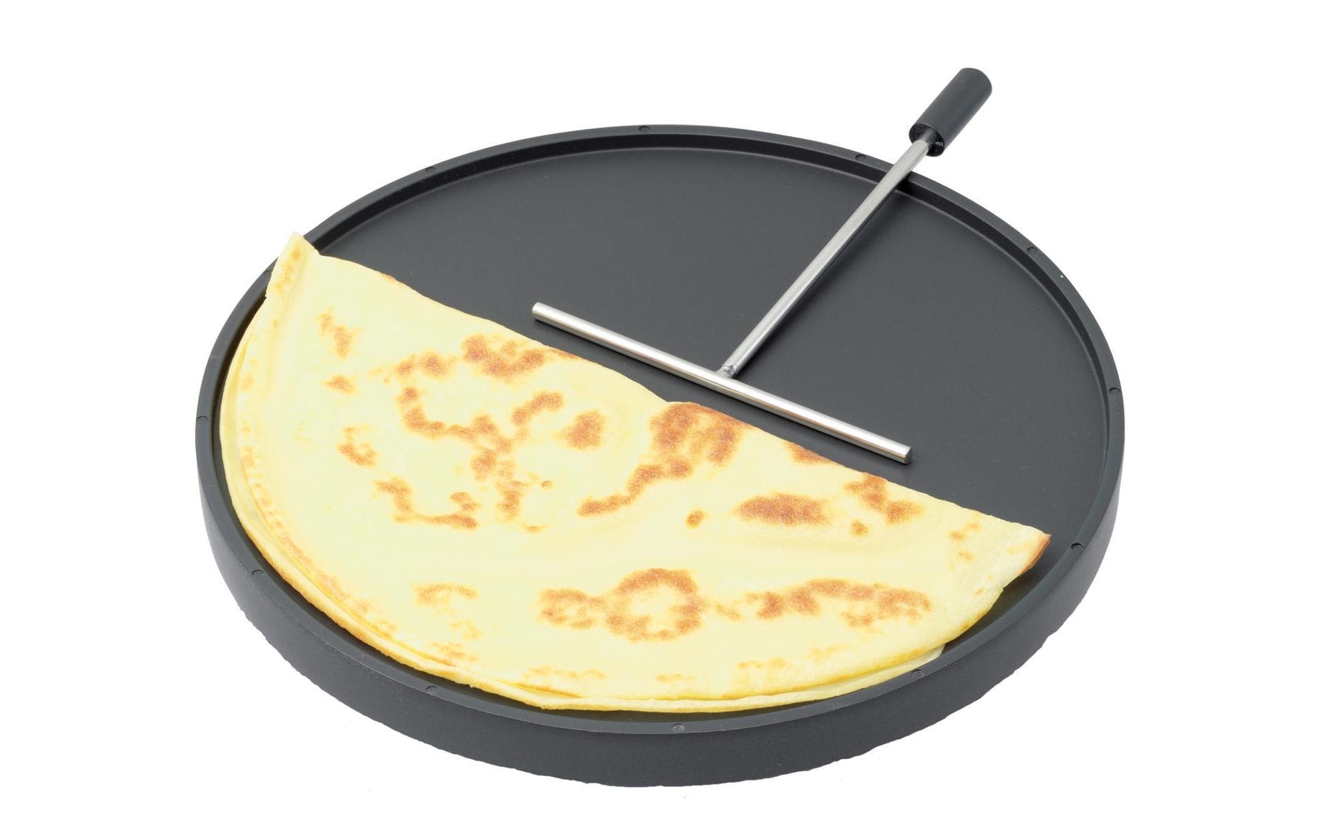 Grillplatte und Crêpeplatte zu Stöckli MarroniofenOptionale Platte zu Stöckli Marroniofen